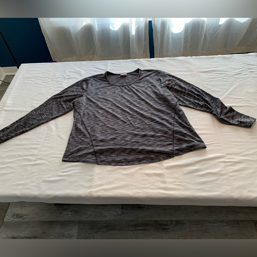 Scrubstar Charcoal Long Sleeve Women's Top